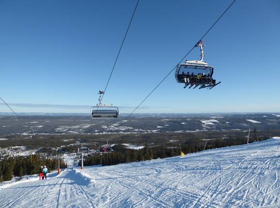 Lindvallen ski resort in Sälen