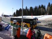 The ski bus connects all the villages in the region.