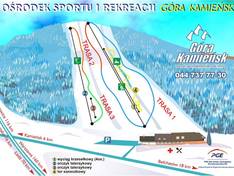 Trail map Góra Kamieńsk