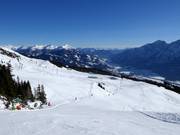 View over the Zettersfeld ski area