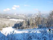 View over the ski area