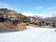 Cabins directly on the slopes in Hemsedal