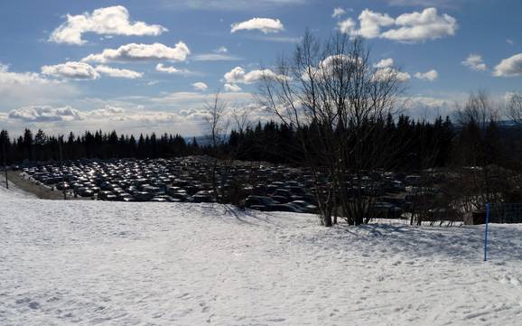 Oslo: access to ski resorts and parking at ski resorts – Access, Parking Oslo – Tryvann (Skimore)