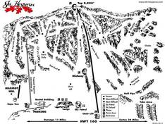 Trail map Hesperus Ski Area