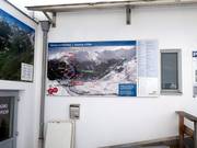 Slope map valley station Grünbodenexpress