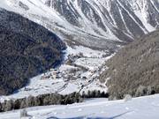 The village of Sulden am Ortler