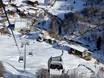Lepontine Alps: access to ski resorts and parking at ski resorts – Access, Parking Vals – Dachberg