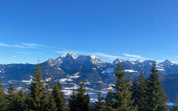 Skiing near Ramsau bei Berchtesgaden