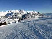 Slope with panoramic views in the Wildhaus ski area