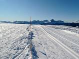 New cross-country trail on the summit of the Kronplatz