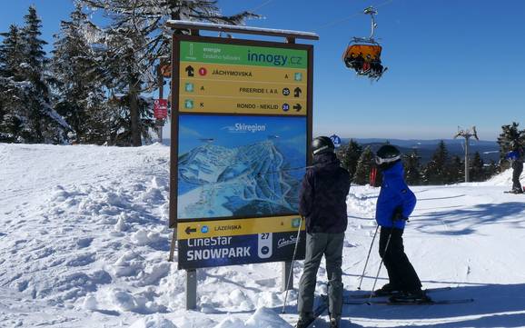 Ústí nad Labem Region (Ústecký kraj): orientation within ski resorts – Orientation Klínovec (Keilberg)