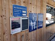 Information at the valley station