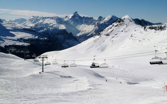 Skiing in the Faucigny