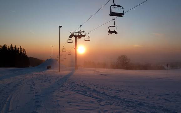 Skiing in Vogtland County