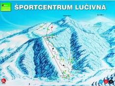Trail map Mala Lučivná