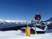 Snow lance at the Hoadlbahn