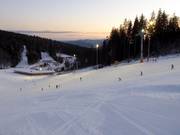 Night skiing