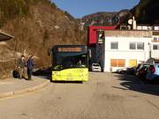 Public bus at the Meran valley station