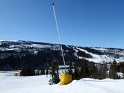 Snow lance in Kvitfjell