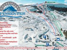 Trail map Golsfjellet