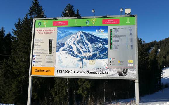 Železná Ruda: orientation within ski resorts – Orientation Špičák
