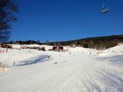Practice slope in the Velká Úpa ski area