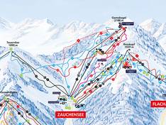 Trail map Zauchensee/Flachauwinkl