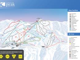 Trail map Coronet Peak