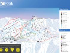 Trail map Coronet Peak