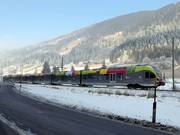 The railway connects Sillian with Bruneck.