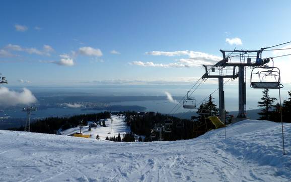 Skiing in the North Shore Mountains
