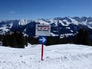 Signposts for the forest protection zones