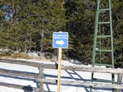 Information sign at the valley station