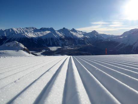 Slope preparation Upper Engadine (Oberengadin) – Slope preparation St. Moritz – Corviglia