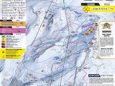 Trail map Les 2 Alpes