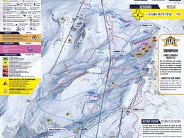 Trail map Les 2 Alpes
