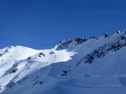 View towards the Gemsstock mountain station