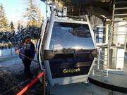 The gondolas are cleaned daily.
