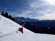 Snow lance in the Plose ski resort