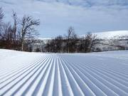 Very well-groomed slope in the Tänndalen ski area