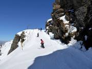 The Hundschopf on the Lauberhorn World Cup downhill run