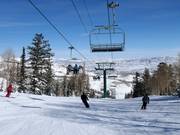 Slope at the Silver Strike Express chairlift