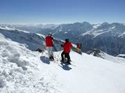 Panorama on the Hochfleiss at 2,902 m