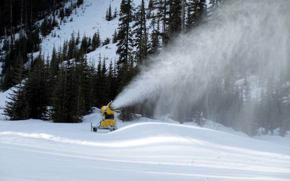 Snow reliability Kananaskis Country – Snow reliability Nakiska