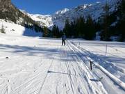 Practice area of the NTC ski school