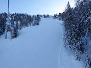 Difficult slope Piavac