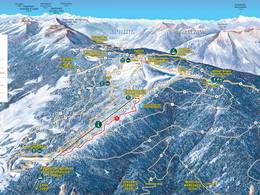 Trail map Vigiljoch (Monte San Vigilio) – Lana