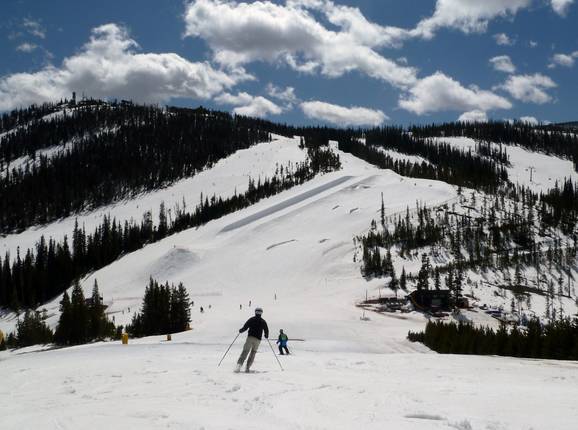 View of the slopes at Winter Park Mountain