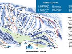 Trail map Canaan Valley