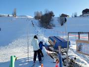 Brigels Tellerlift (Schneesportschule) - Rope tow/baby lift with low rope tow